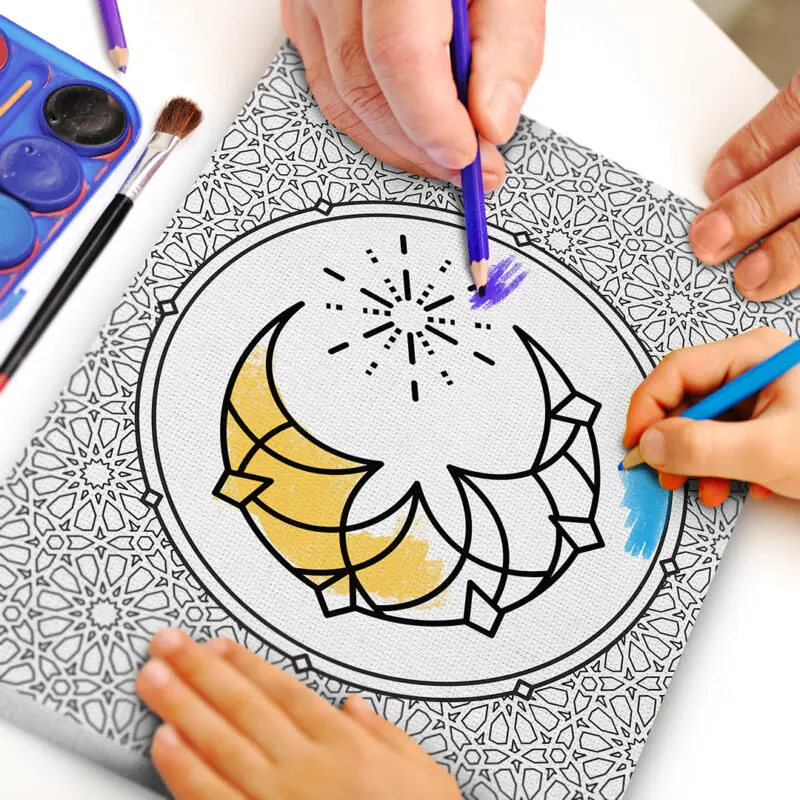 Ramadan Canvas Crescent