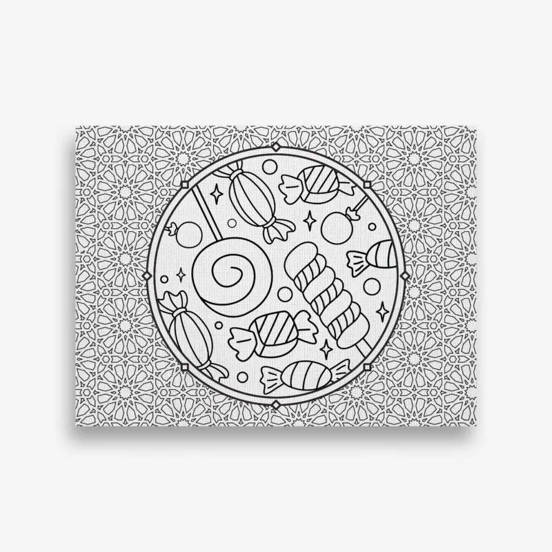 Ramadan Canvas Painting - Candies